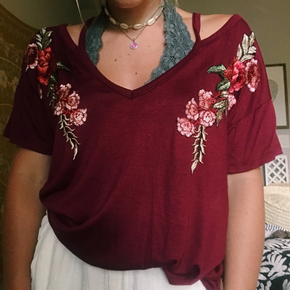 Francesca’s embroidered top